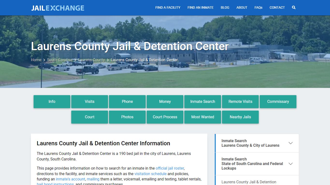 Laurens County Jail & Detention Center - Jail Exchange